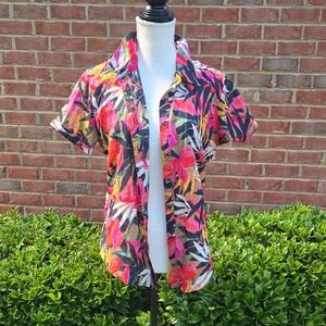 Billabong Multicolor Tropical Shirt Size Large